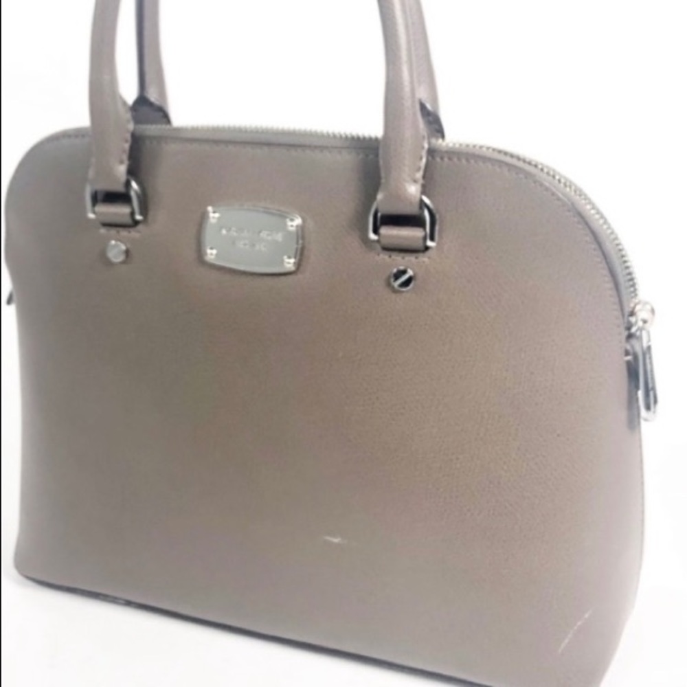 Michael Kors leather satchel handbag purse